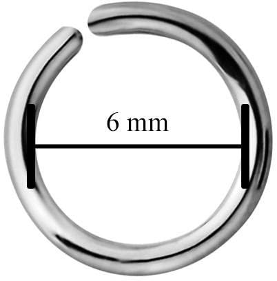 Forbidden Body Jewelry 18G -20G Surgical Steel Seamless Nose Ring or Cartilage Hoop with Comfort Round Ends (Sold Individually)