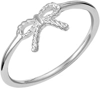 .925 Sterling Silver Cute Knuckle Rings Size 3.5