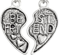 Surgical Steel Set of Best Friend Matching Pink Jeweled Heart Belly Button Rings