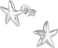 Hypoallergenic Sterling Silver Starfish Stud Earrings for Kids (Nickel Free)