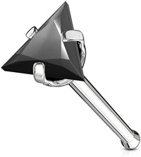 Forbidden Body Jewelry 20g Surgical Steel Nose Stud with 3.5mm Triangle CZ Top