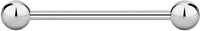 14g - 16g Titanium Straight Barbell Body Piercing Jewelry (Sold Individually)