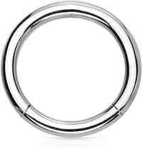 14G-16G Surgical Steel Seamless Segment Body Piercing Hoop (Sold Individually)