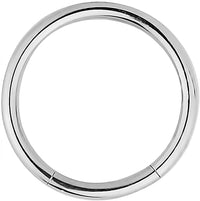 Forbidden Body Jewelry 16g 7/16 Inch Surgical Steel Segment Hoop Ring Circular Barbell