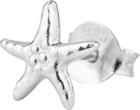 Forbidden Body Jewelry .925 Sterling Silver Little Starfish Cartilage Stud Earring (Sold Individually)