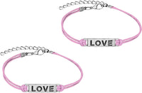 Penny & Piper Set of 2 Matching Friendship Bracelets for Kids with Soft Leatherette Cord