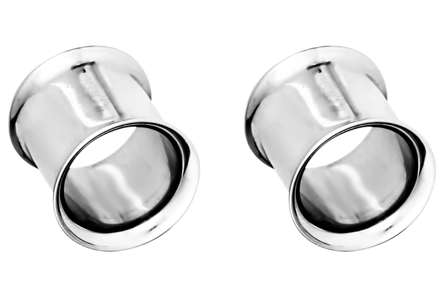These tunnel plugs are made with implant grade 316L Surgical Steel. This hypoallergenic body jewelry is lead & nickel free.