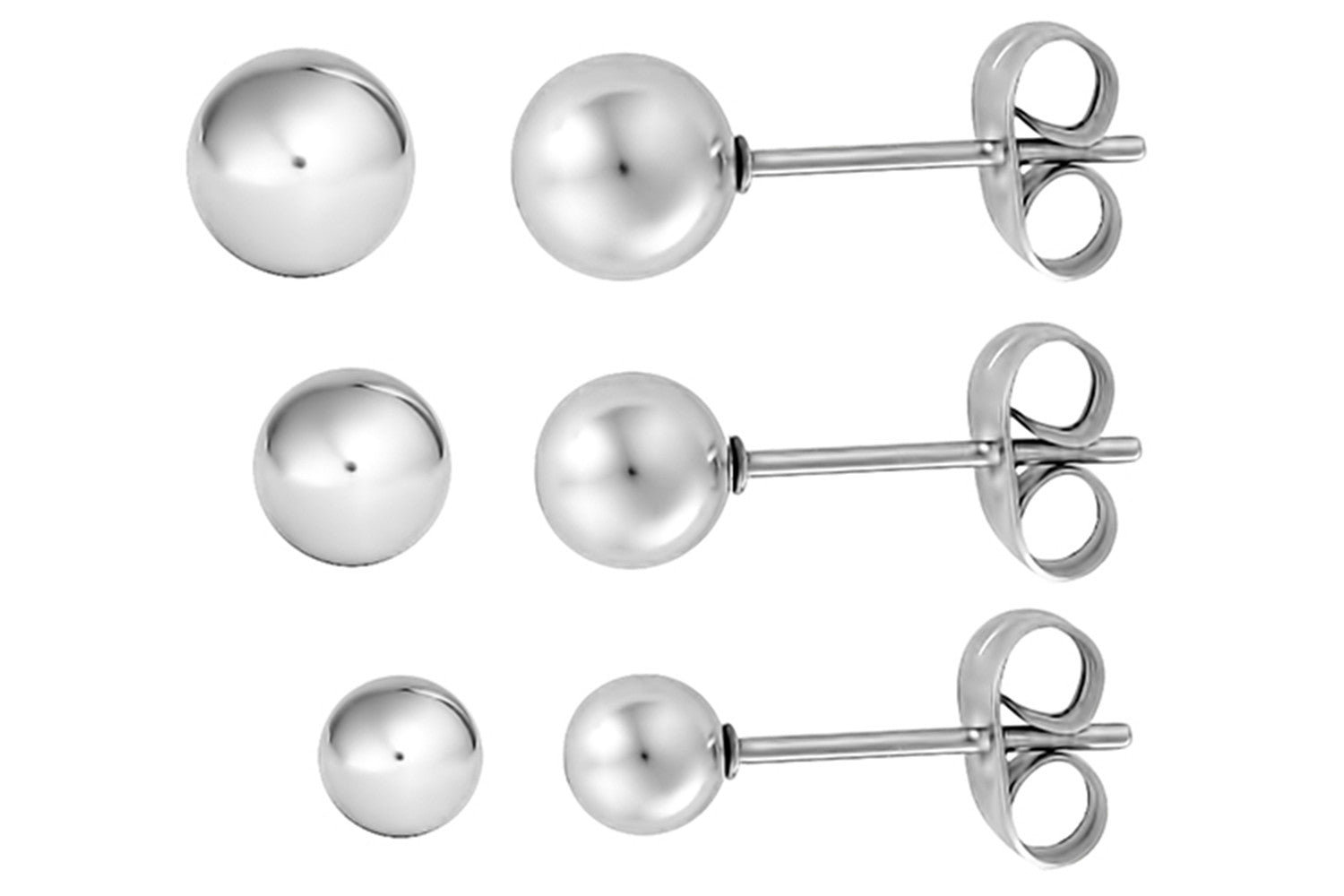 These hypoallergenic earrings are made with surgical grade 316L Stainless Steel and Titanium IP plating for color. These earrings are nickel free and safe for sensitive ears.