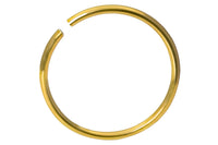 Titanium Anodized Gold Nose Hoop