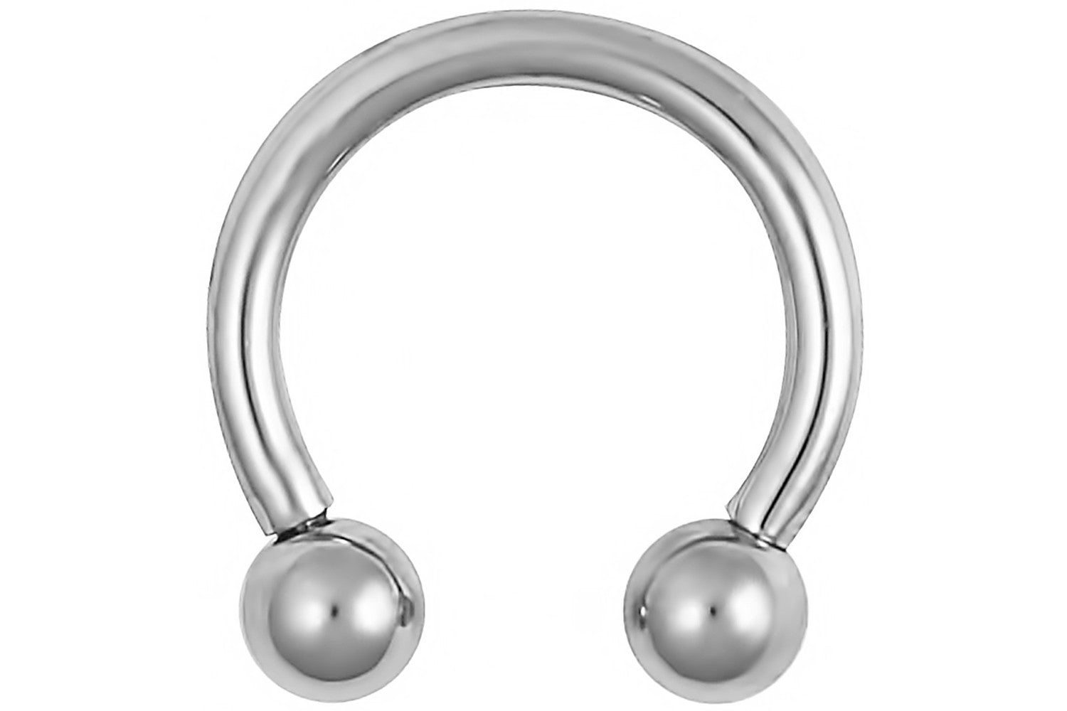 This 16 gauge 8 mm horseshoe ring is internally threaded for maximum comfort and ease of use. It is made with surgical grade 316L Stainless Steel.