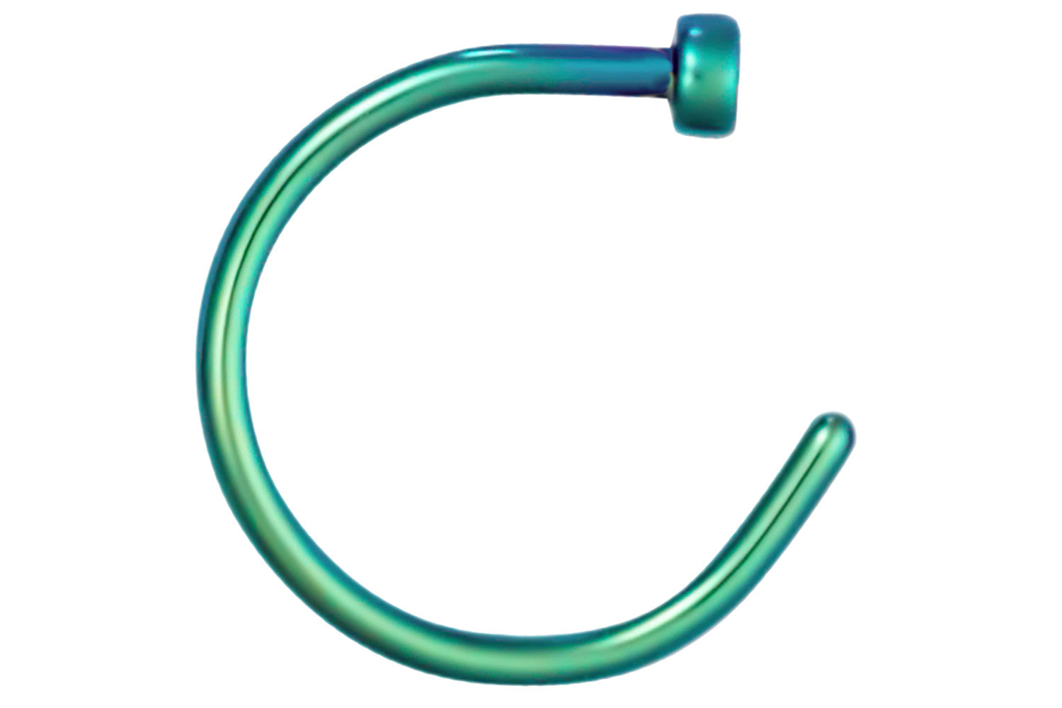 Green Nose Hoop Ring