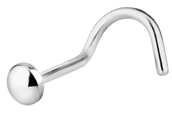 Nose Ring Screw with Flat Steel Ball