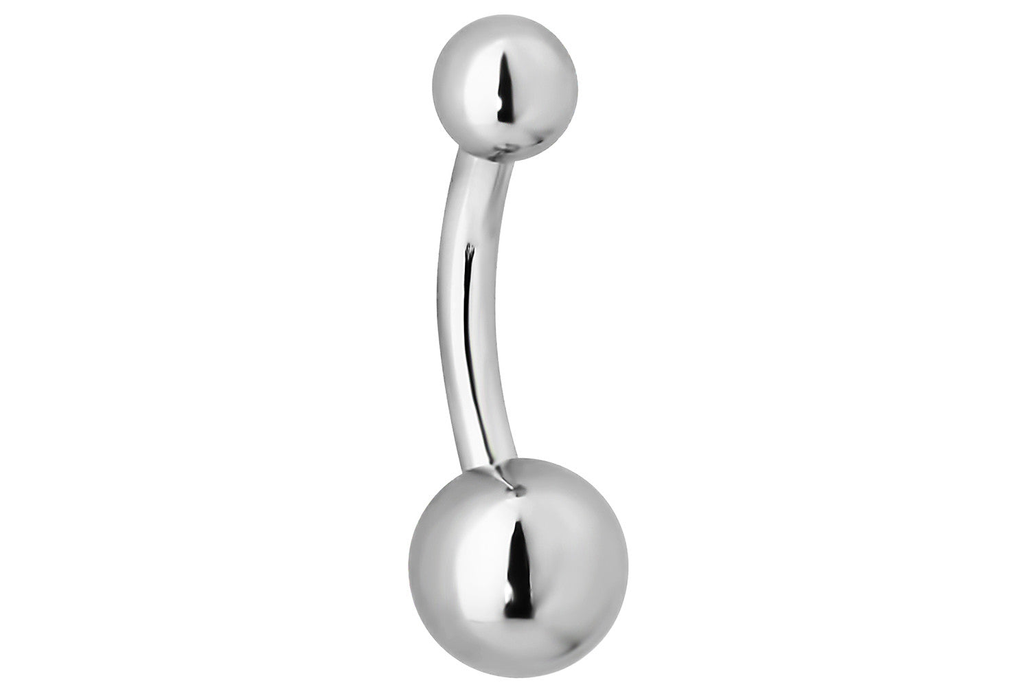 This belly button ring has a short bar that is the perfect solution if standard belly barbells are just a little too long. It is made with surgical grade 316L stainless steel. This 14 gauge body jewelry is hypoallergenic and nickel free.