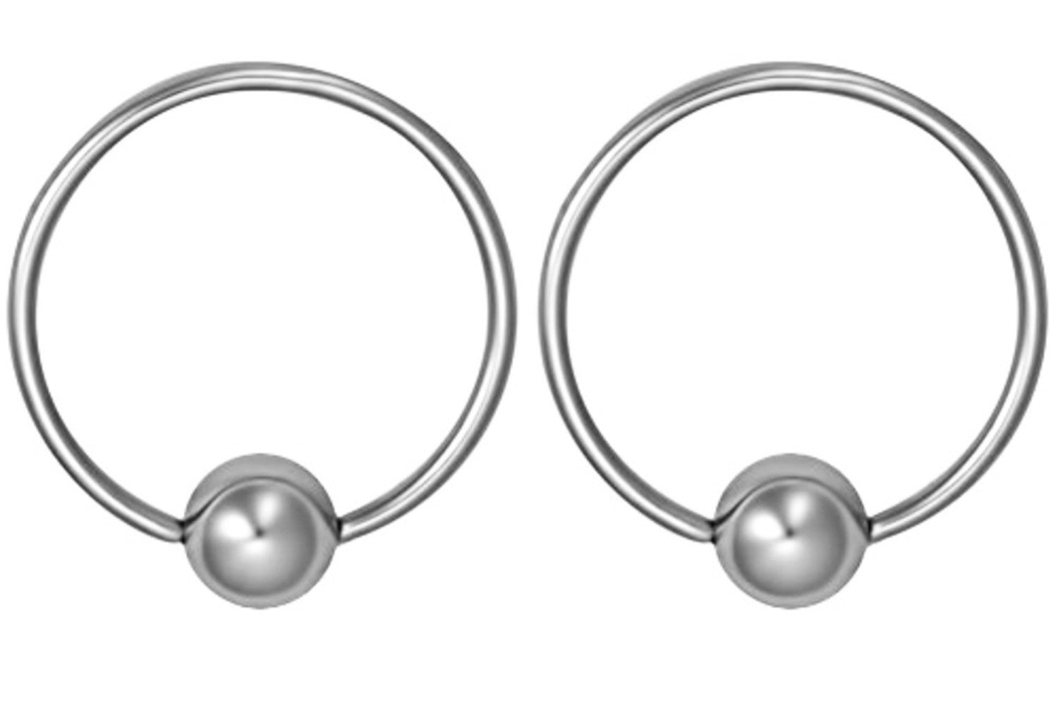 These 20 gauge rings are hypoallergenic and nickel free. They can be worn in a variety of 20 gauge body piercings.