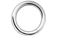 This 14 gauge segment hoop ring is hypoallergenic and nickel free. It can be worn in a variety of 14 gauge body piercings.