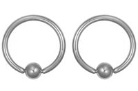 These CBR rings are made with solid Grade 23 Titanium. They are 16 gauge and 11 mm in diameter with 4 mm balls.